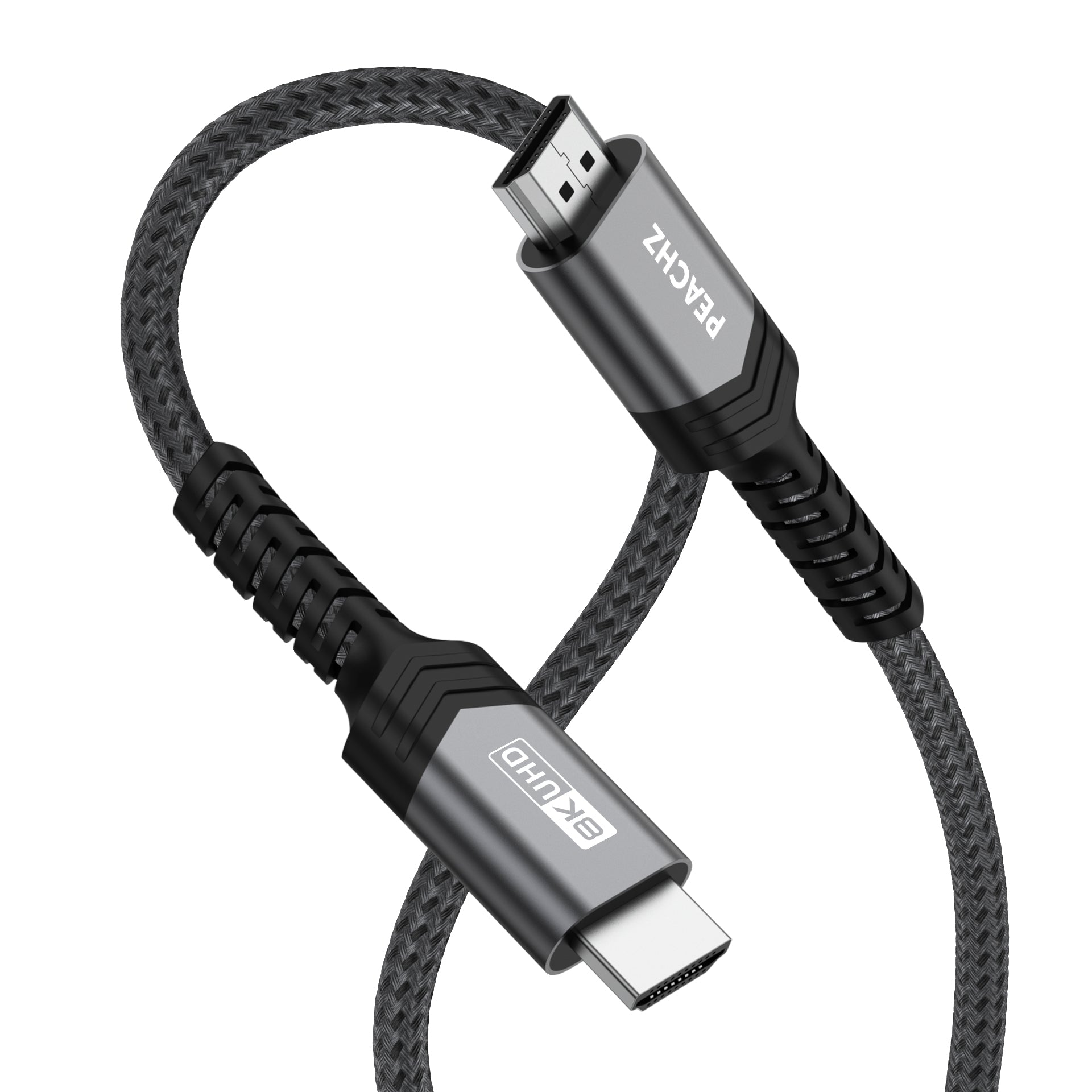 Peachz 8K HDMI Cable 2.1 48Gbps Ultra High Speed HDMI Cable Braided 5meters