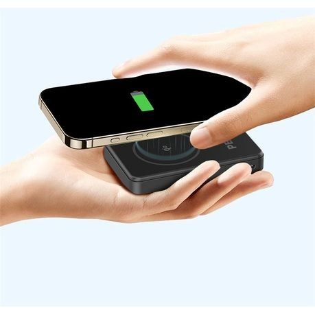 Peachz-10000mAh 15W PD Magnetic Power Bank,Slim Qi2, Magsafe Battery Pack