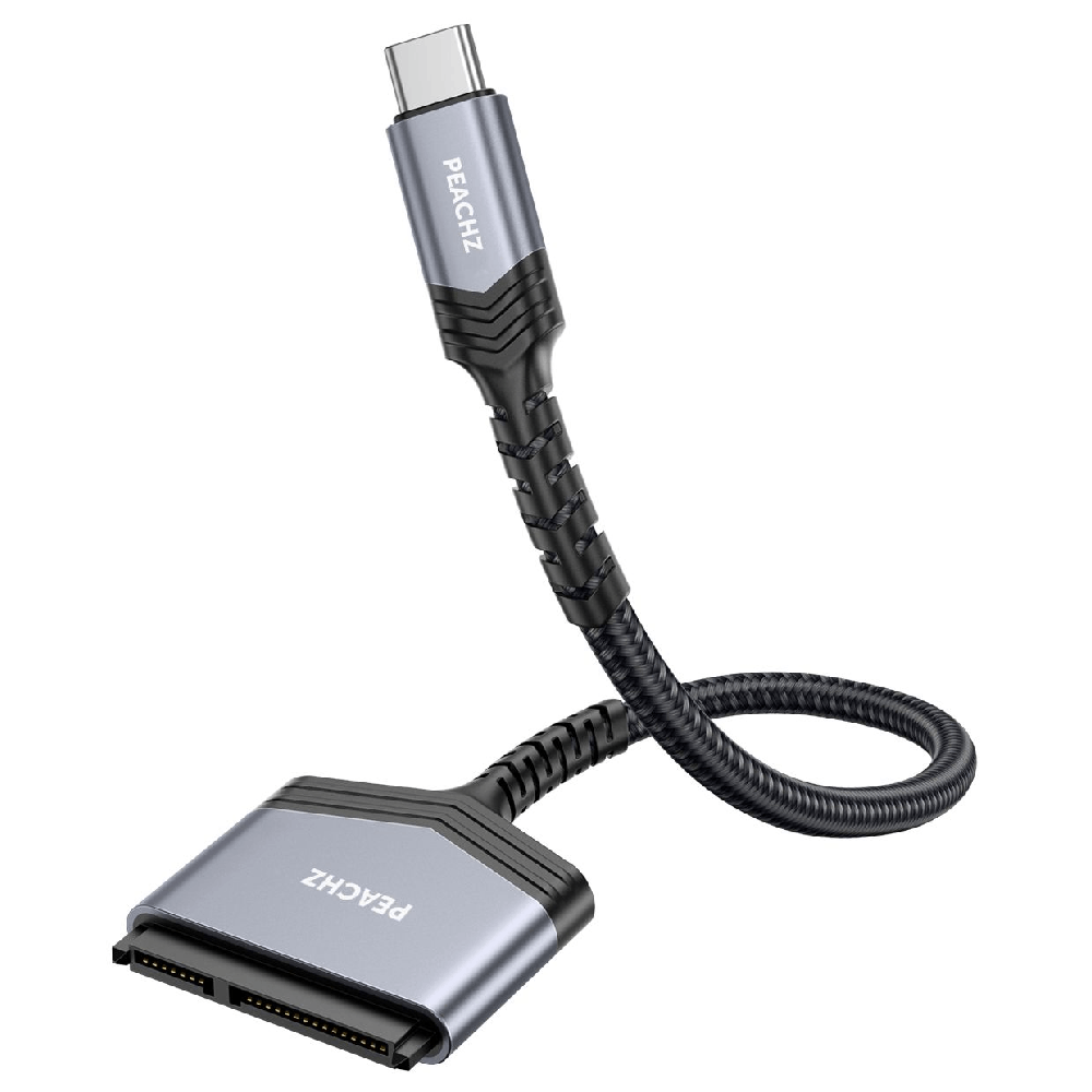 PEACHZ USB-C to 2.5" SATA III Hard Driver Adapter 0.2M