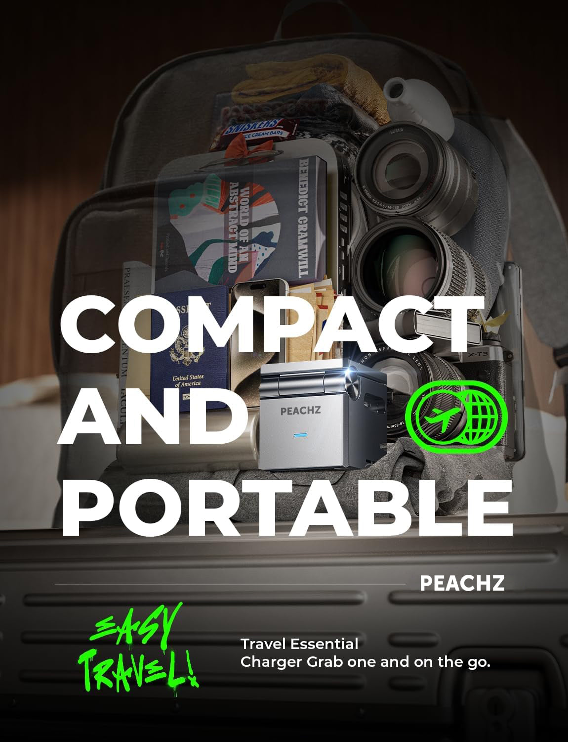 PEACHZ 3-in-1 Wireless Magsafe Charger for Apple Devices Only
