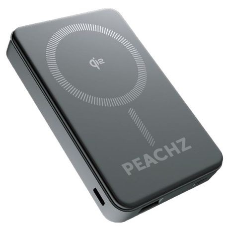 Peachz-10000mAh 15W PD Magnetic Power Bank,Slim Qi2, Magsafe Battery Pack