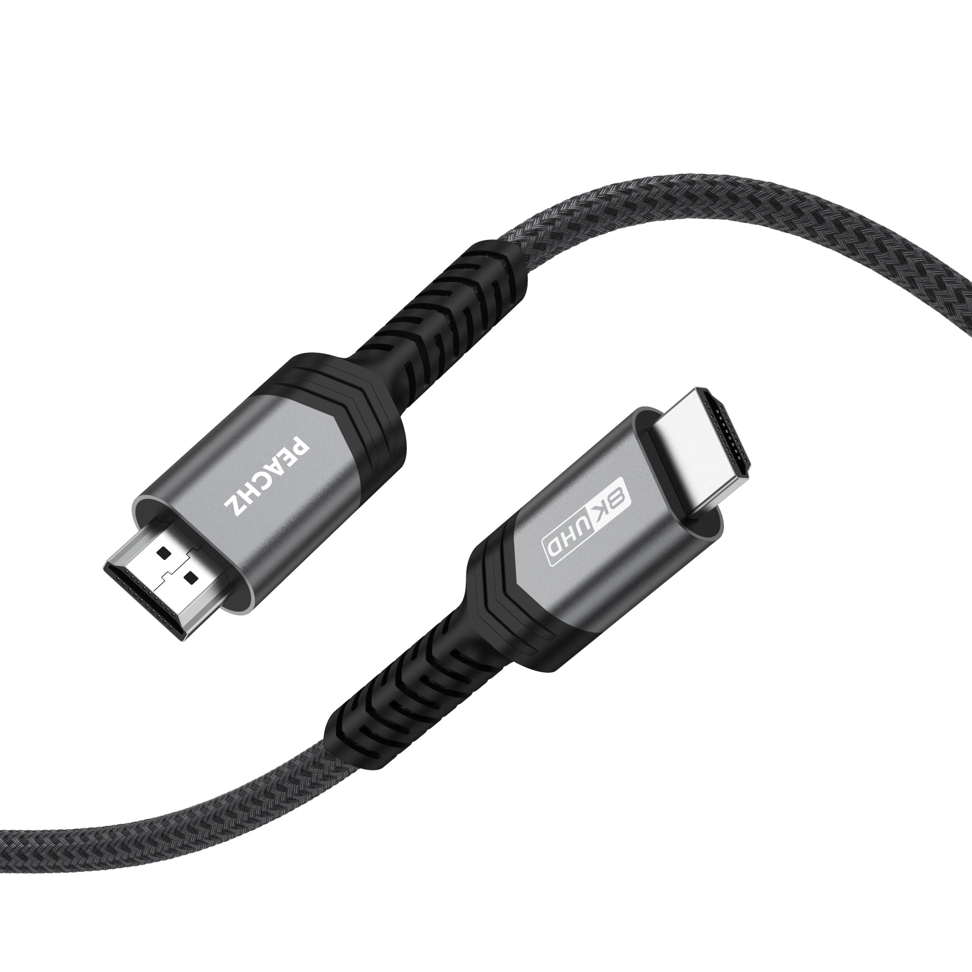 Peachz 8K HDMI Cable 2.1 48Gbps Ultra High Speed HDMI Cable Braided 5meters