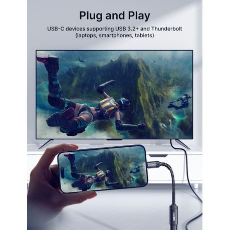 PEACHZ USB-C to HDMI Female Adapter 0.2M