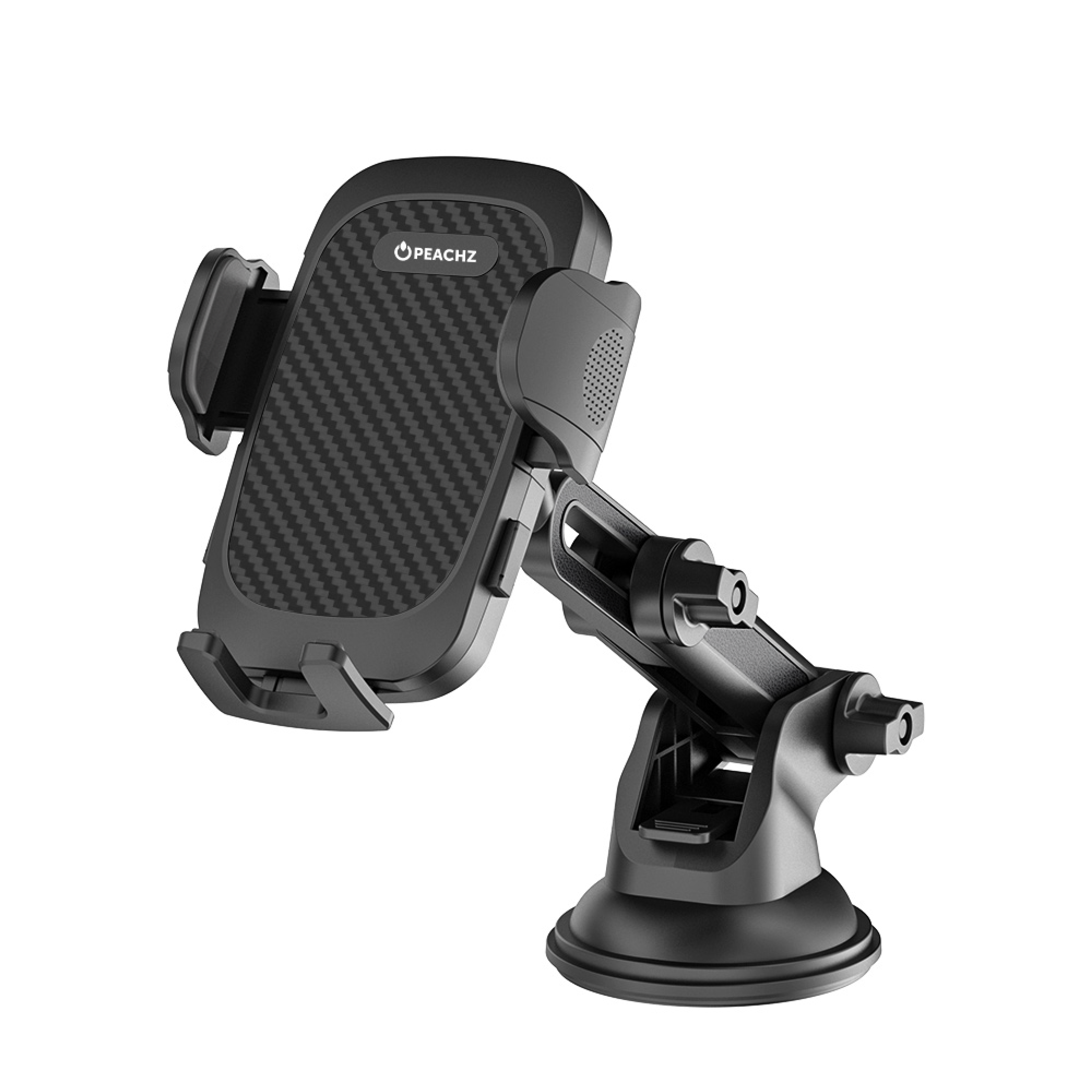 Peachz Dashboard Phone Holder with Strong Suction Mount