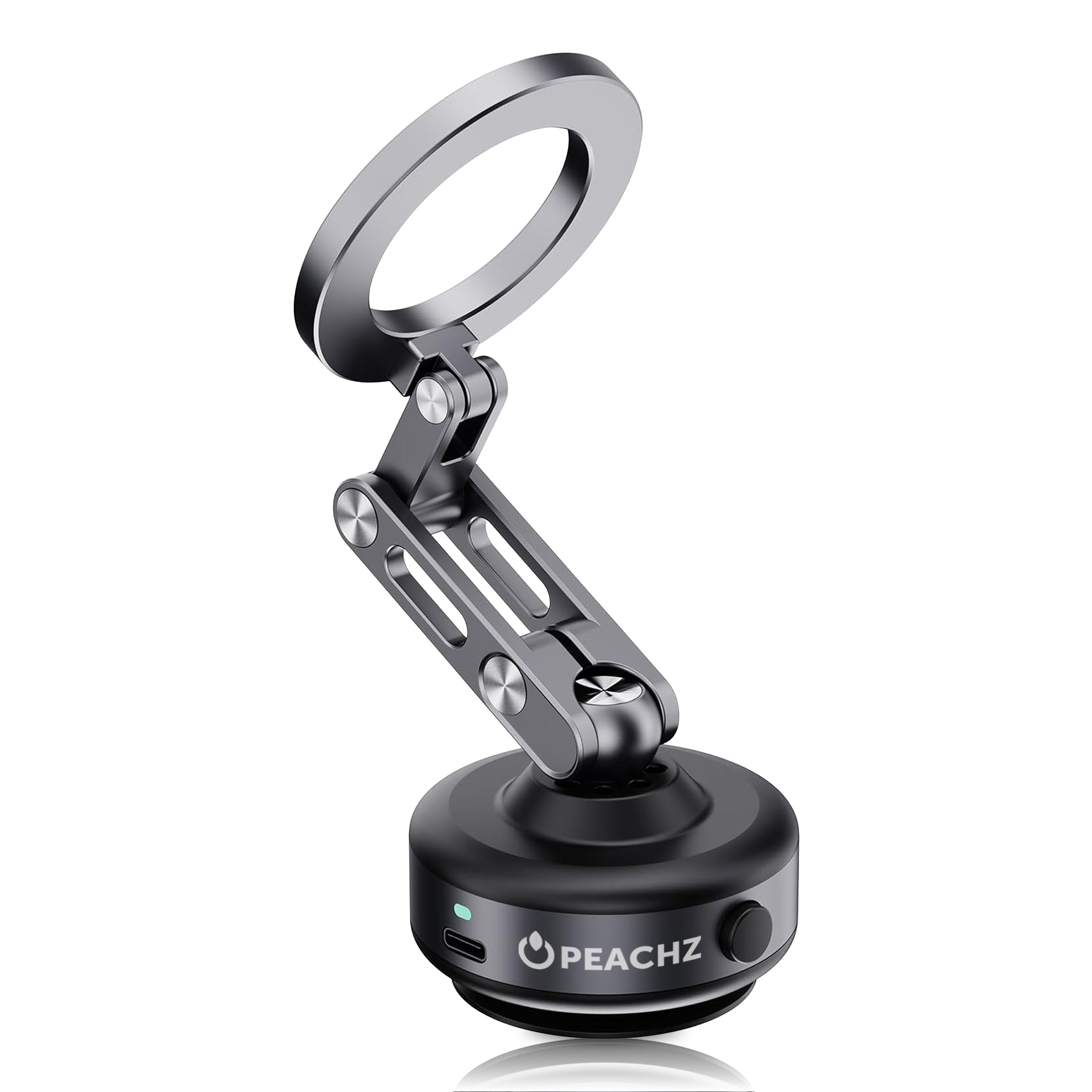 マジェ Peachz Adjustable Magnetic Car Phone Mount with Vacuum Suction | R