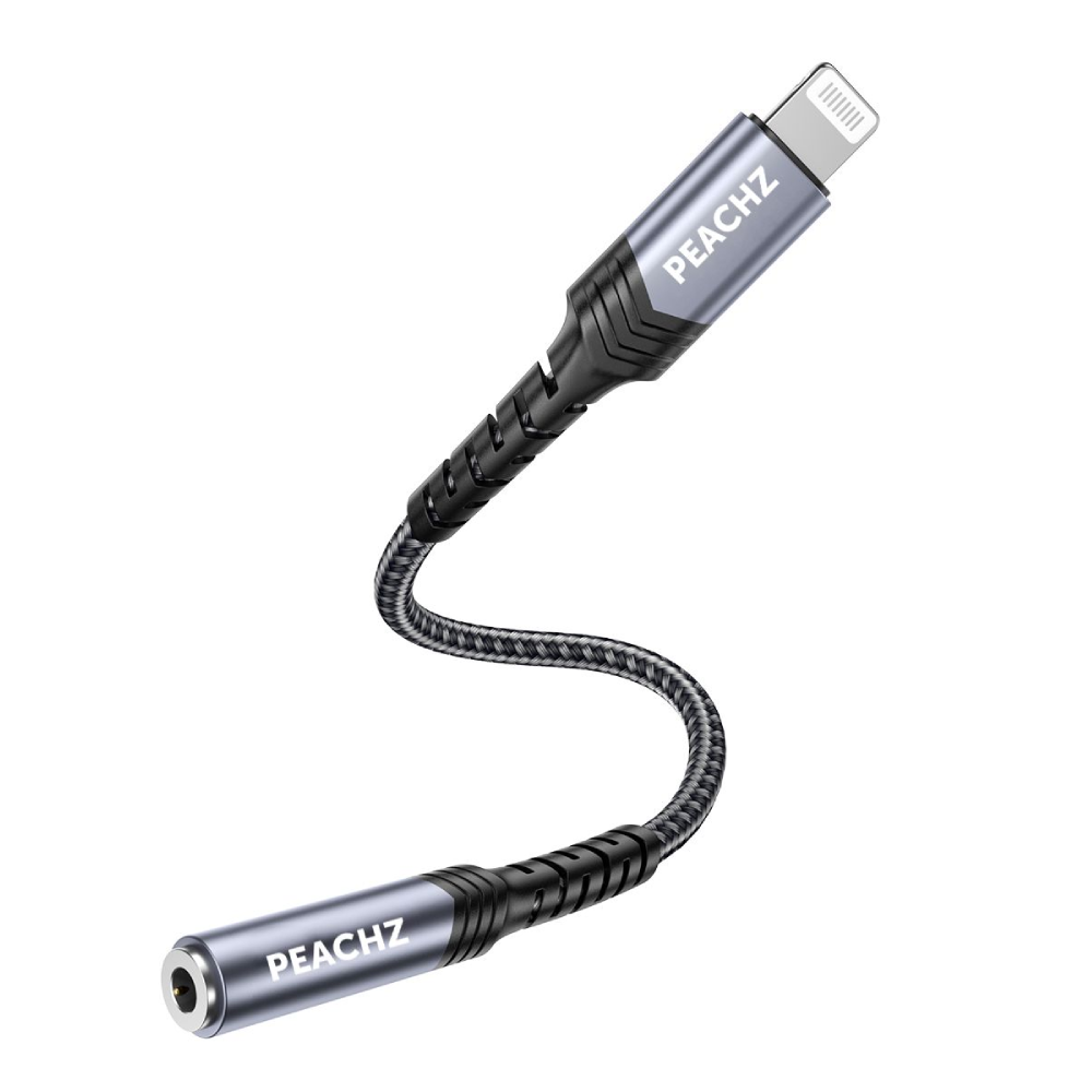 PEACHZ Lightning to 3.5mm Female Headphone Jack Adapter 0.18M