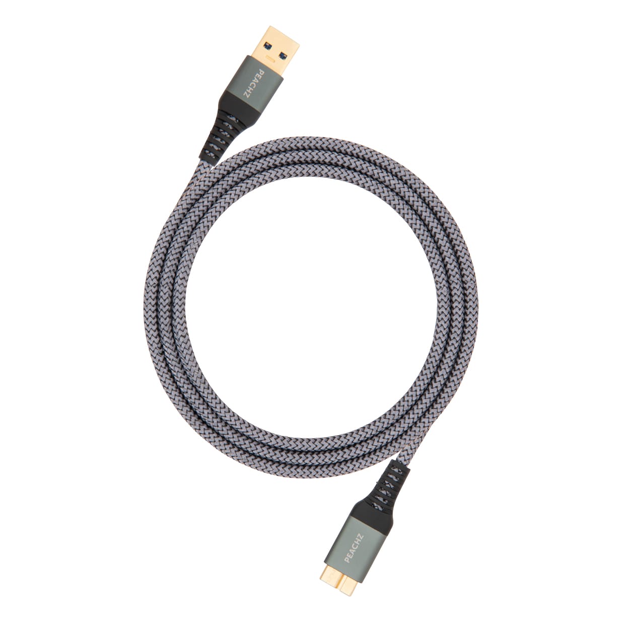 PEACHZ USB-A 3.0 Male to Micro B External Hard Drive Cable 2M
