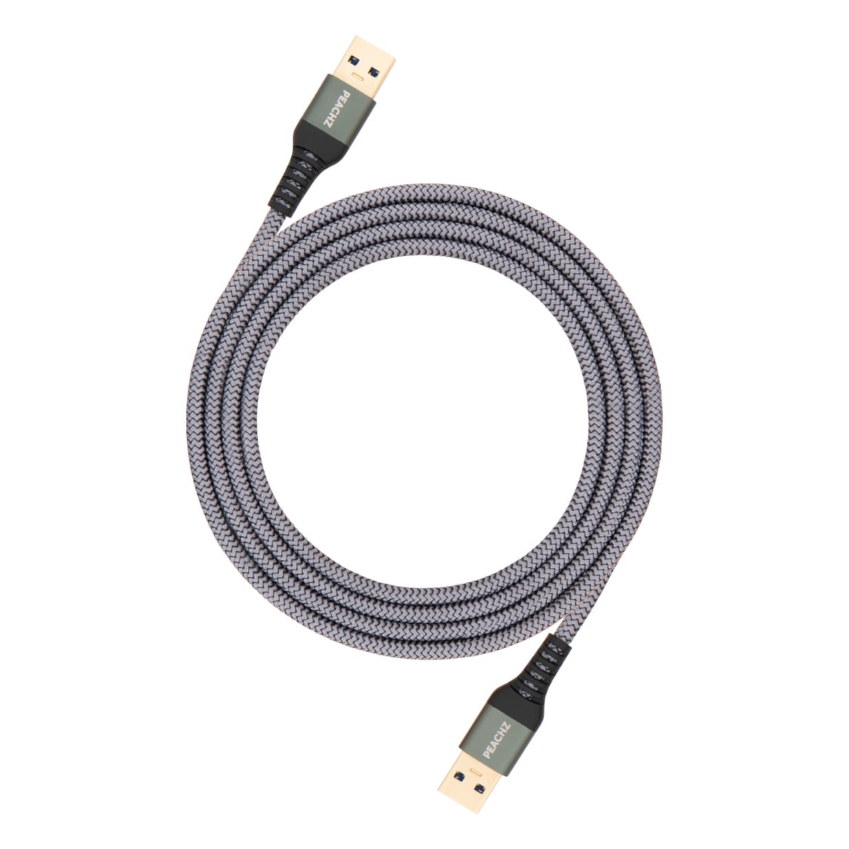 PEACHZ USB-A to USB-A USB 3.0 Nylon Braided Cable 2M