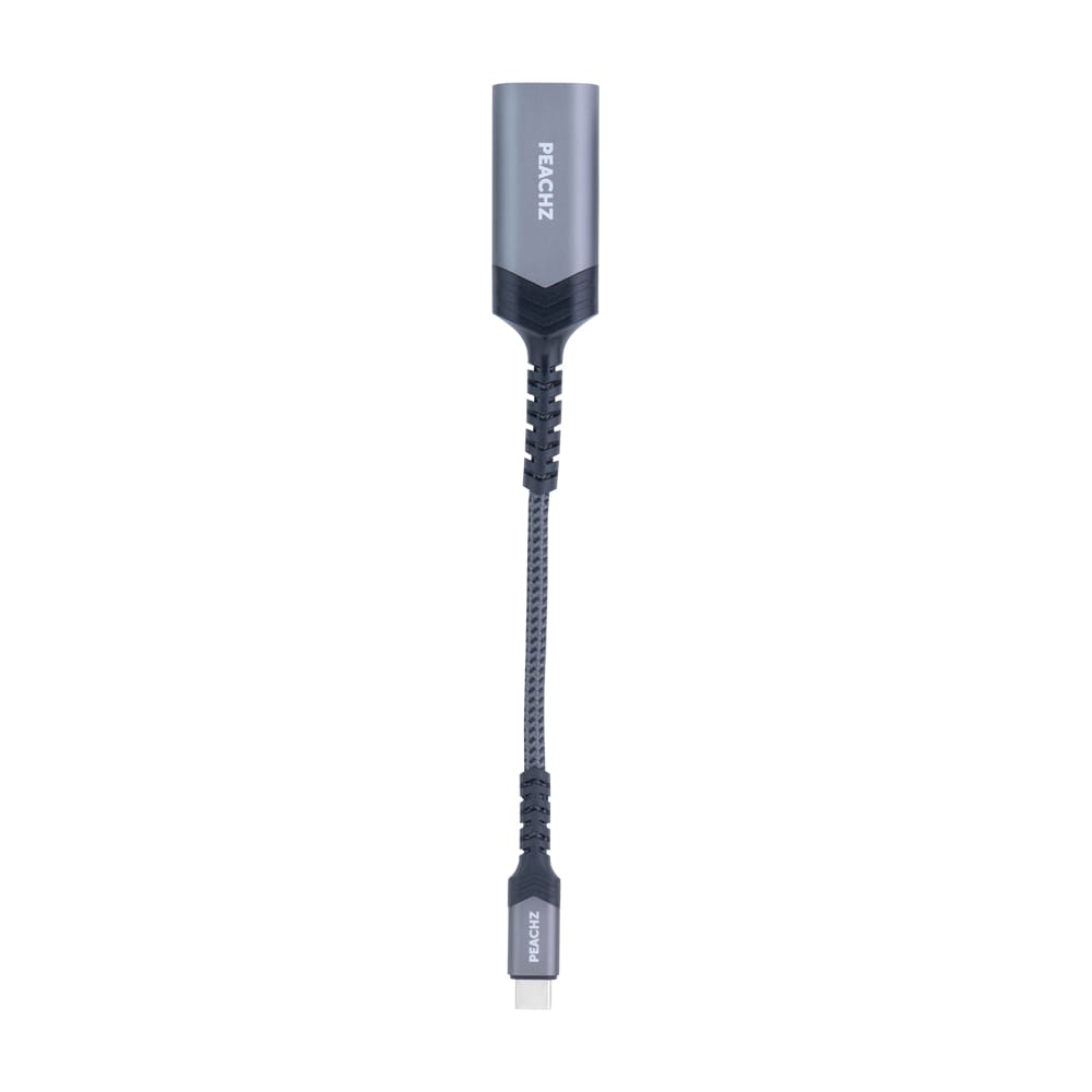 PEACHZ USB-C to Gigabit Ethernet RJ45 Adapter 0.2M