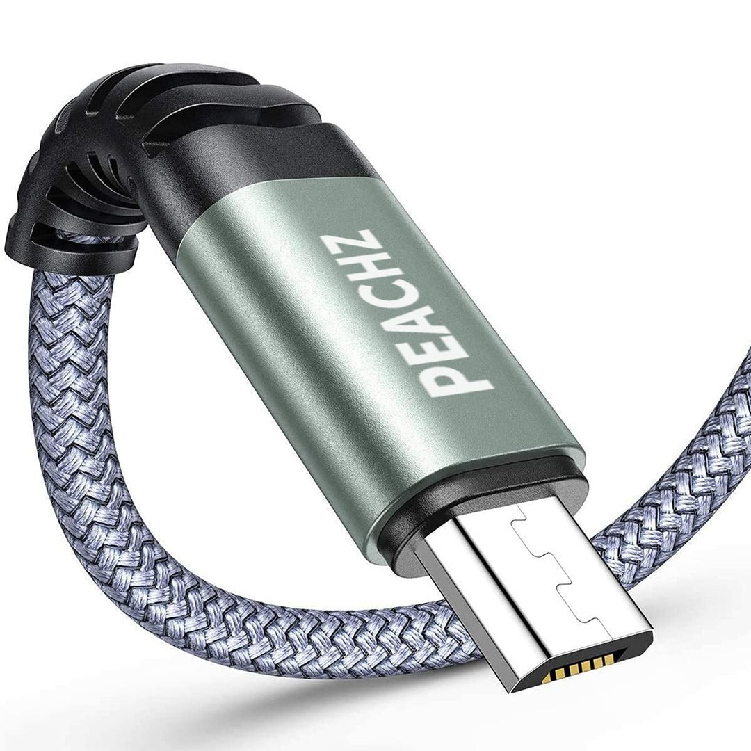 PEACHZ USB-A To Micro-USB Nylon Braided Cable 2M