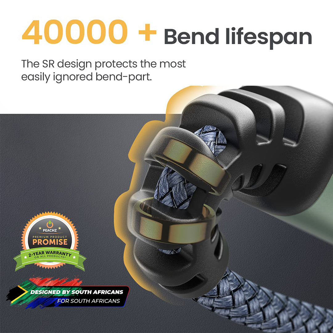PEACHZ High Speed USB-B to USB-A/C 2-in-1 Printer Cable 2M