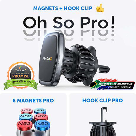 PEACHZ Magnetic Air Vent Car Phone Mount