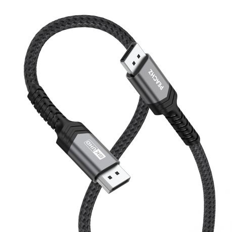 Peachz- 8K DisplayPort Cable 1.4, DP to DP Cable 2 meters High speed cable