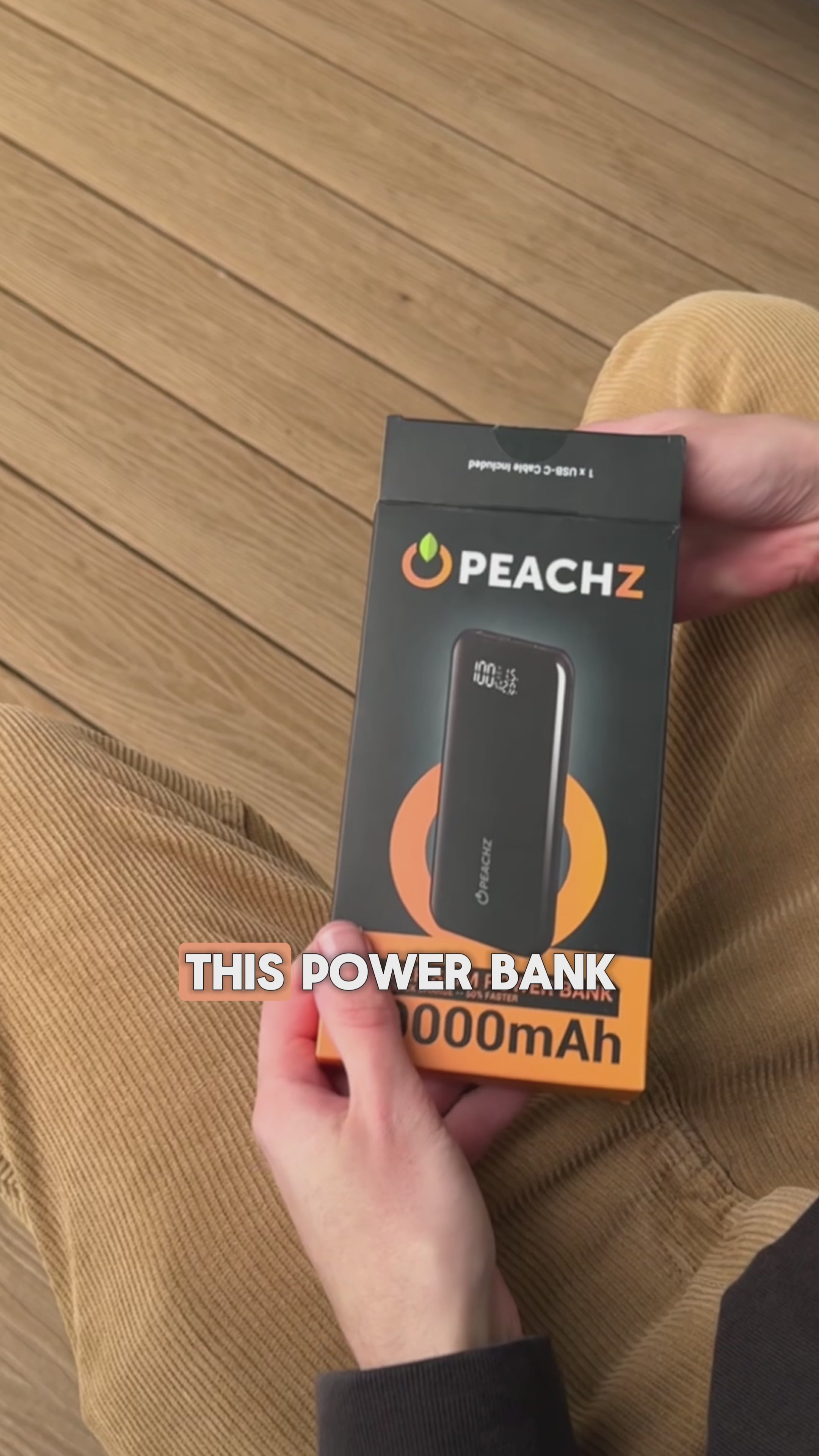 PEACHZ 10 000 mAh Fast Charging Power Bank