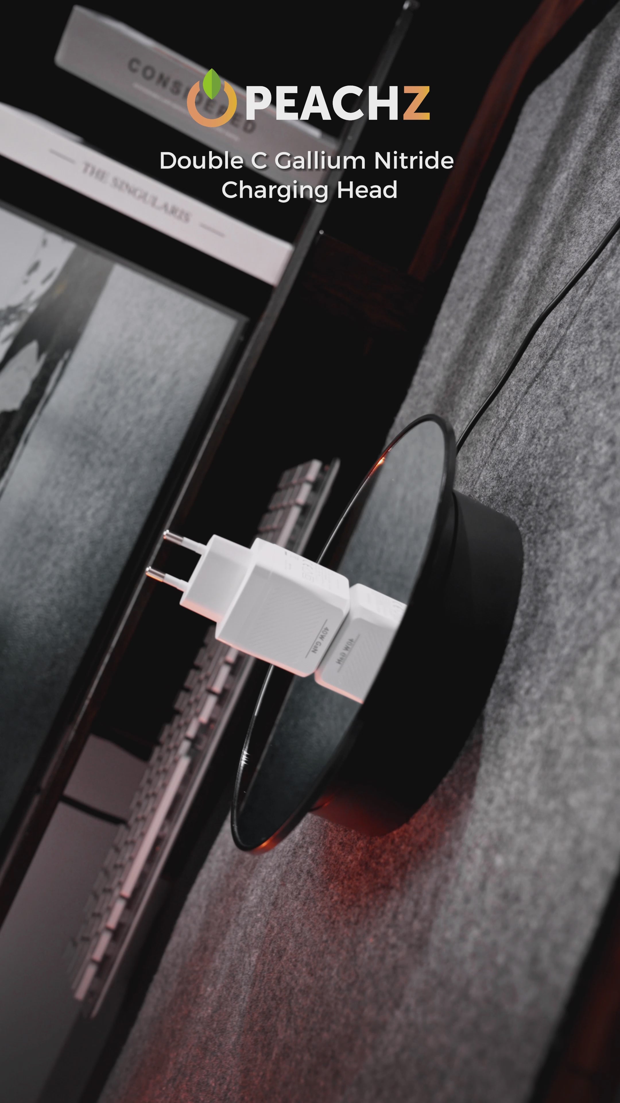PEACHZ 40W Dual USB-C Fast Charger
