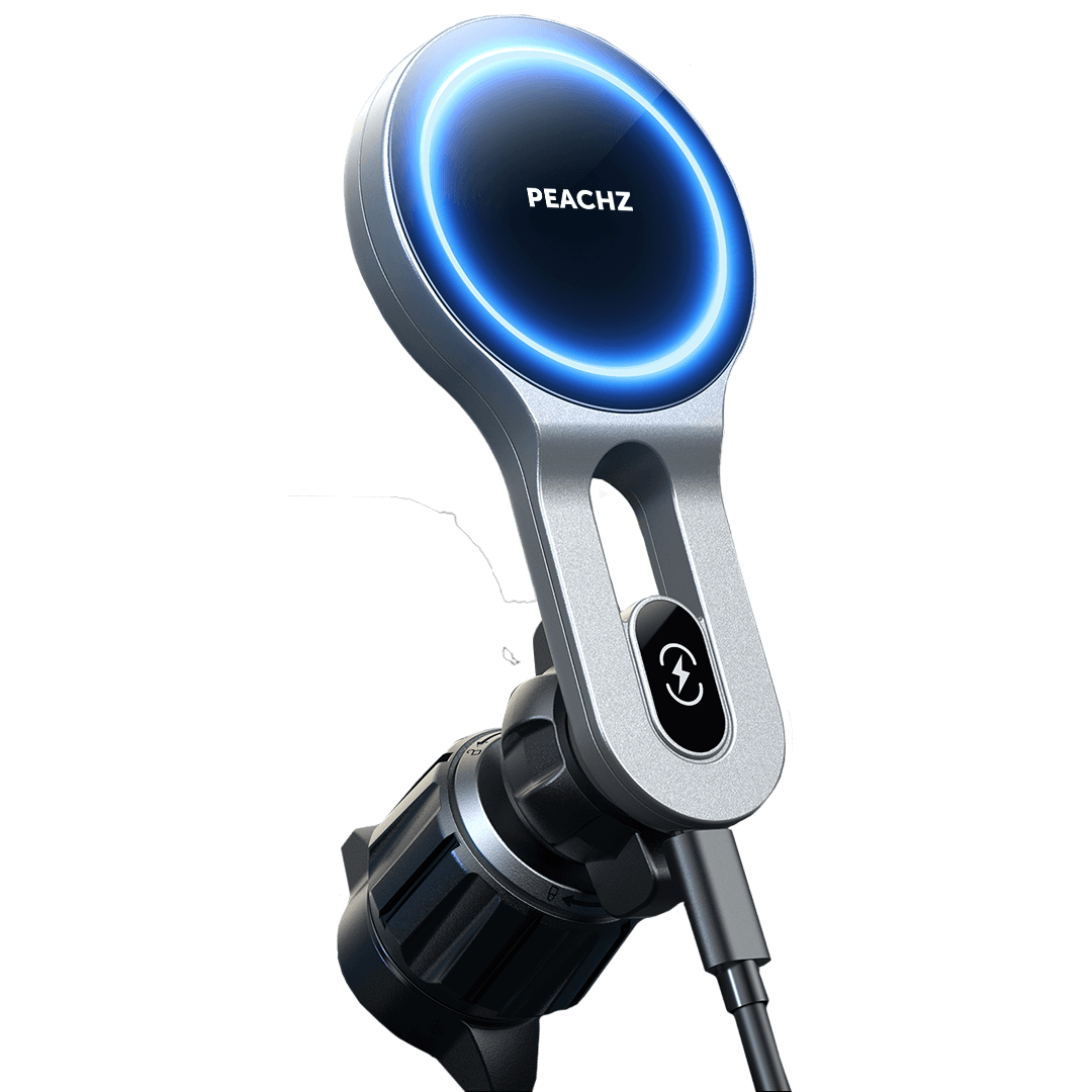 PEACHZ 15W MagSafe Wireless Air Vent Car Phone Mount Charger