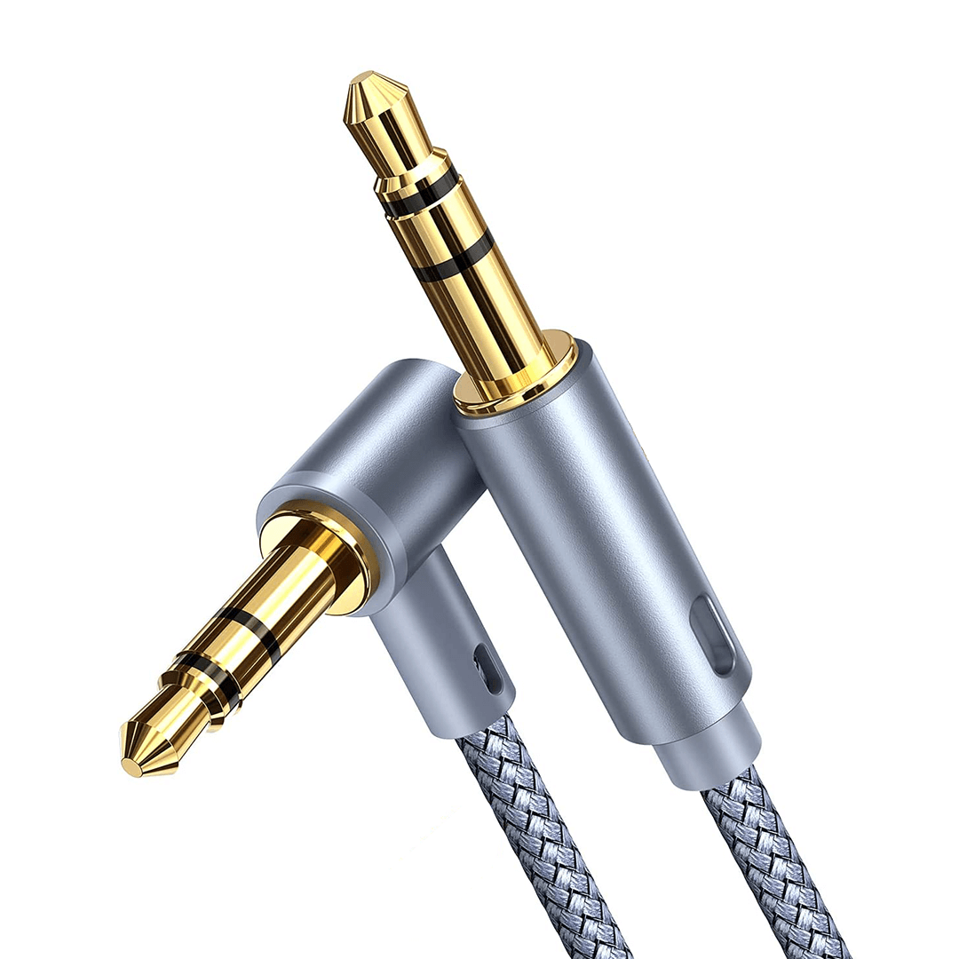 PEACHZ 3.5mm Right-Angled Aux Cable 2.5M