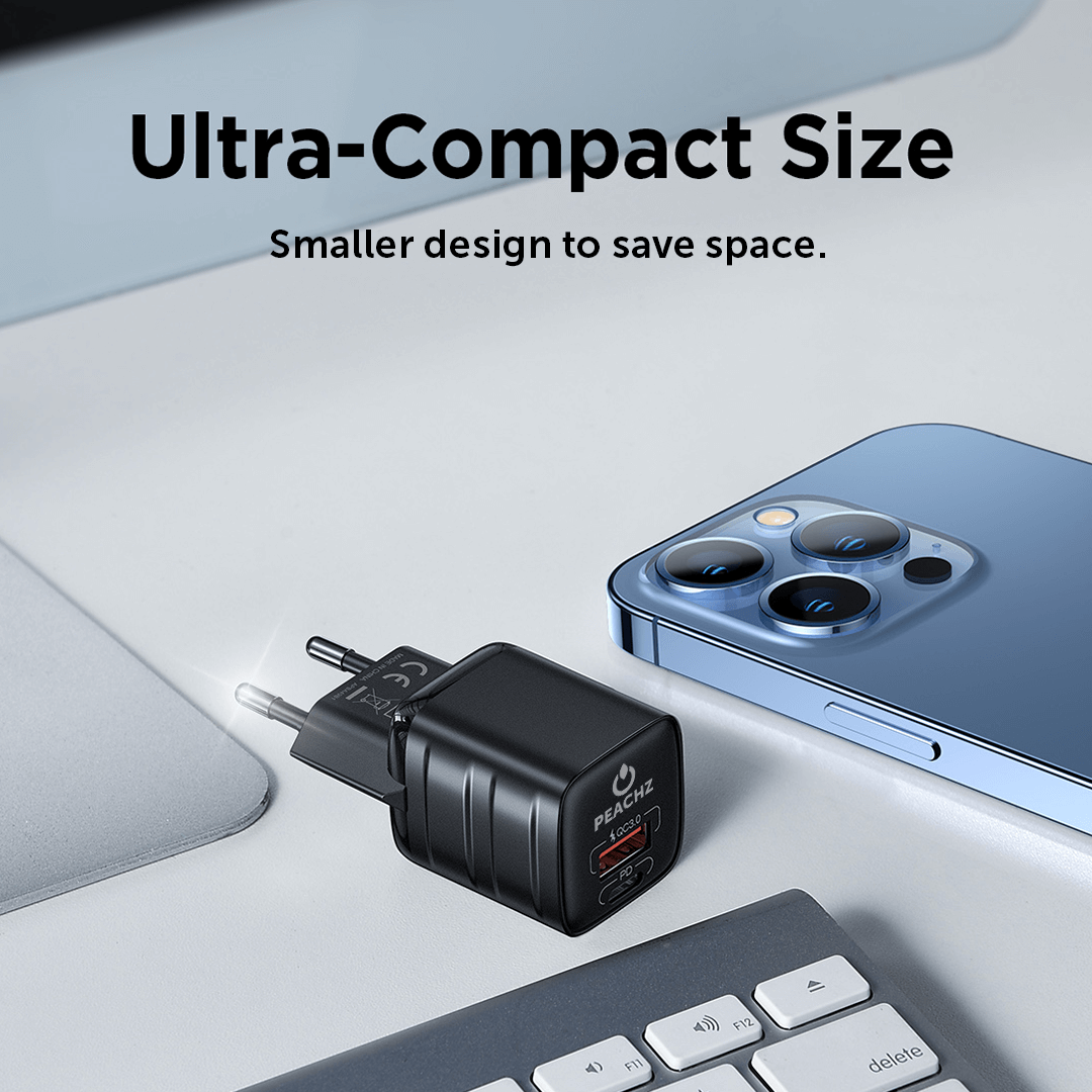 PEACHZ 30W Dual-Port Fast Charger