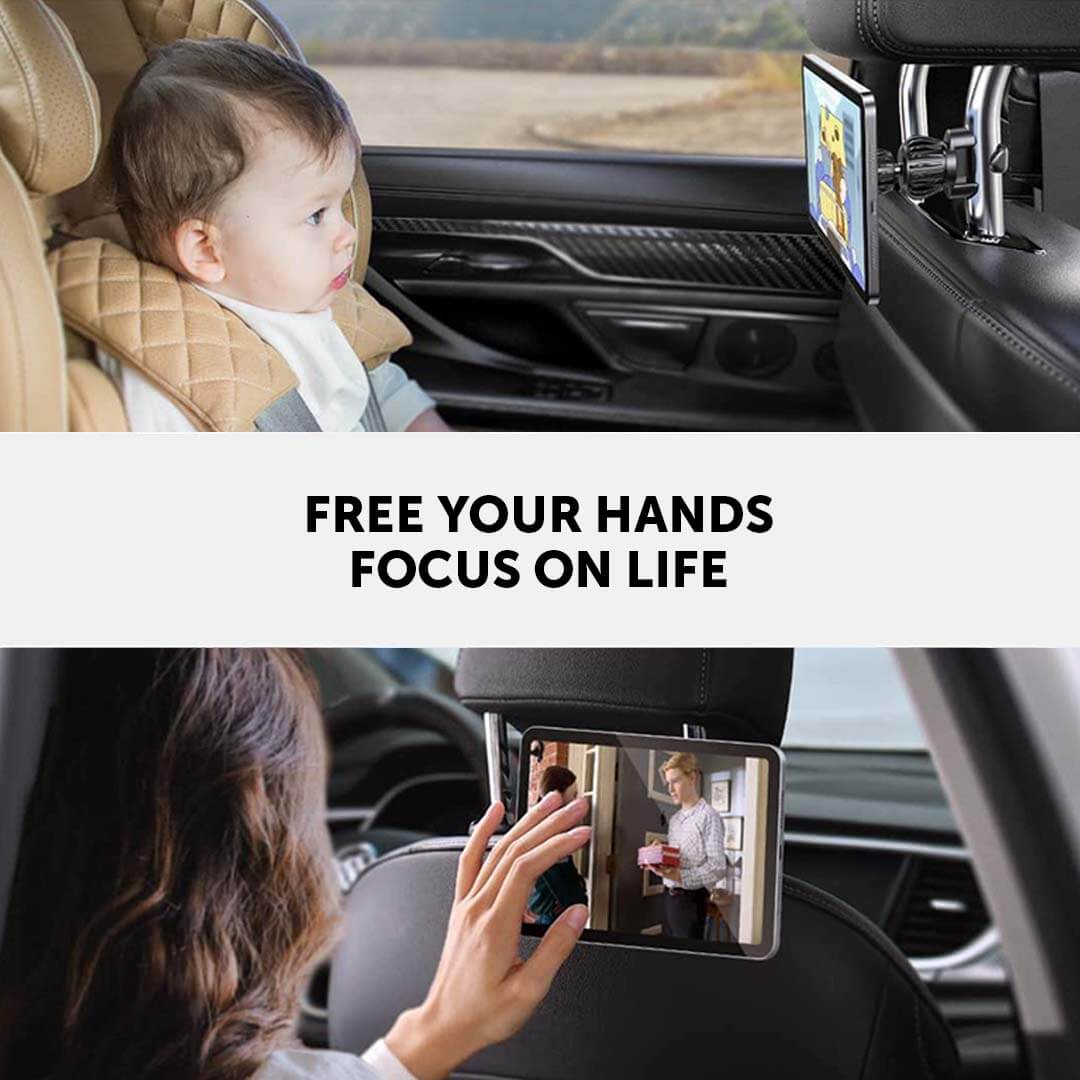 PEACHZ Magnetic Car Headrest Phone Holder