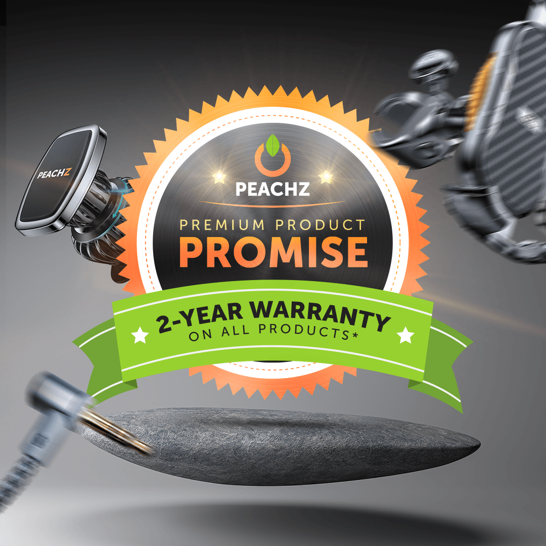 PEACHZ 3.5mm Right-Angled Aux Cable 2.5M