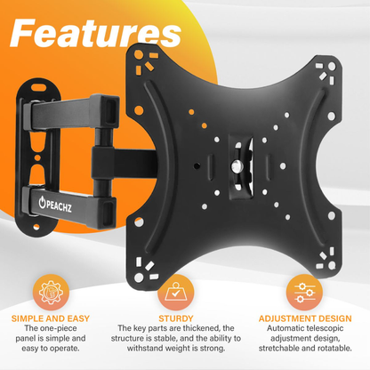 PEACHZ Flat Panel TV Monitor Wall Mount