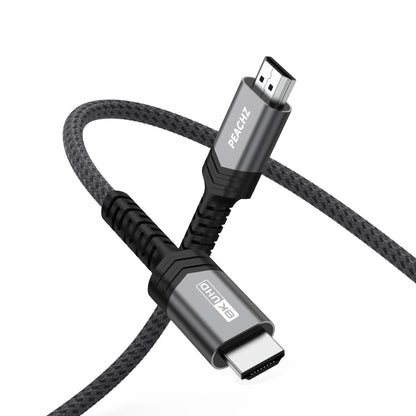 Peachz 8K HDMI Cable 2.1 48Gbps Ultra High Speed HDMI Cable Braided 5meters
