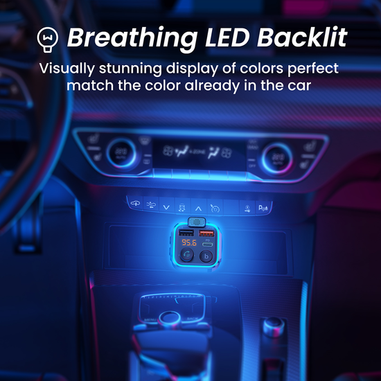 Bluetooth FM Transmitter and Charger For Car