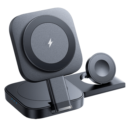 PEACHZ 3-in-1 Wireless Charging Station for Apple Devices