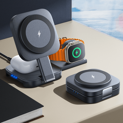 PEACHZ 3-in-1 Wireless Charging Station for Apple Devices