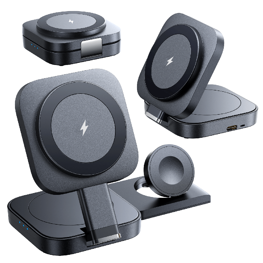 3-in-1 Wireless Charging Station for Apple Devices