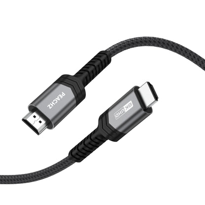 Peachz 8K HDMI Cable 2.1 48Gbps Ultra High Speed HDMI Cable Braided 5meters