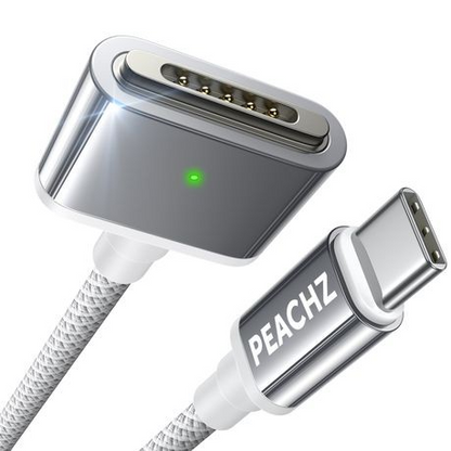 PEACHZ 140W USB-C Magnetic 3 Cable Fit for MacBook Charger | R 289.00 PEACHZ 140W USB-C Magnetic 3 Cable Fit for MacBook Charger | R 289.00