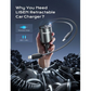 4 in1 Retractable iPhone Car Charger Fast Charger