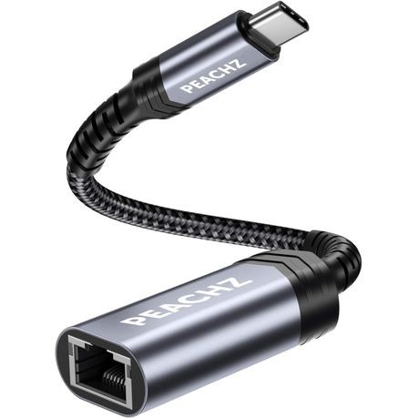 PEACHZ USB-C to Gigabit Ethernet RJ45 Adapter