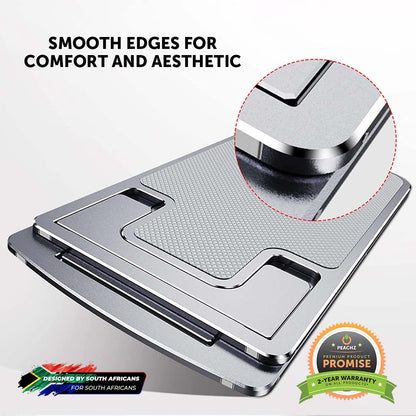 PEACHZ Adjustable Aluminium Cell Phone And Tablet Stand