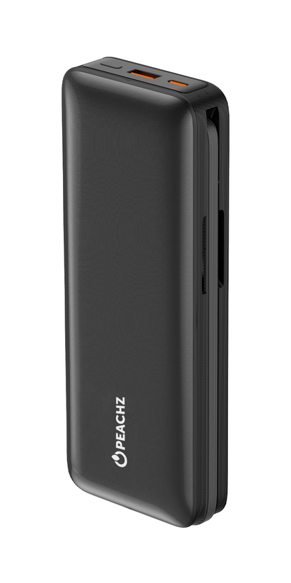 Peachz 20000mAh 65W Power Bank with USB-C PD Fast Charging Portable Charger