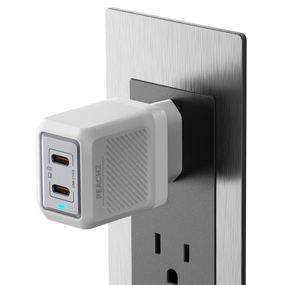 PEACHZ 40W Dual USB-C Fast Charger