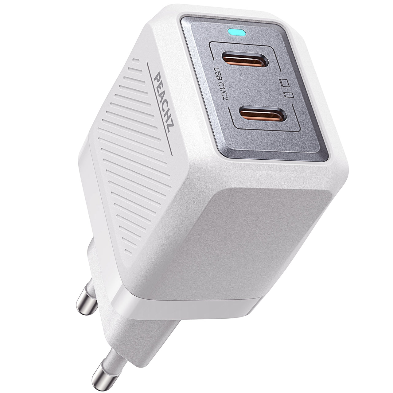 PEACHZ 40W Dual USB-C Fast Charger