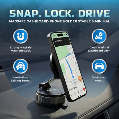 Peachz Adjustable Car Phone Holder with Strong Grip 360 Adjustable