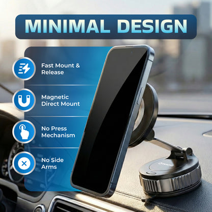 Peachz Adjustable Car Phone Holder with Strong Grip 360 Adjustable