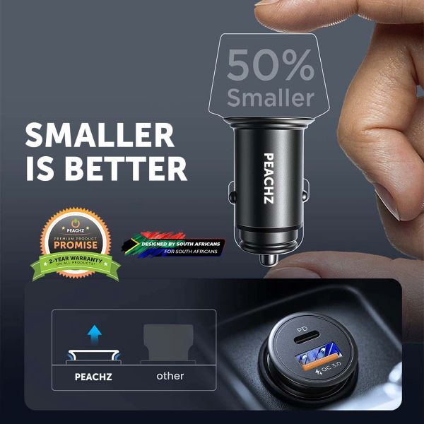 PEACHZ 67.5W Rapid USB-C Car Charger