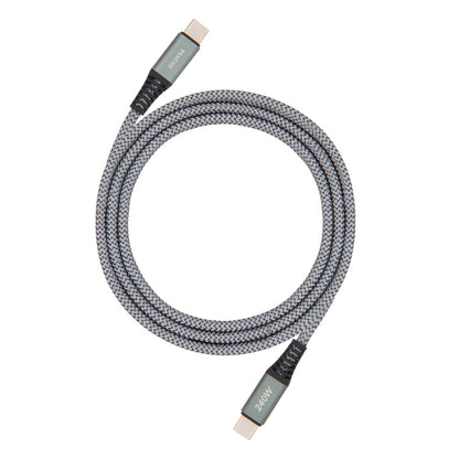 PEACHZ 240W Fast Charging USB-C to USB-C Nylon Braided Cable