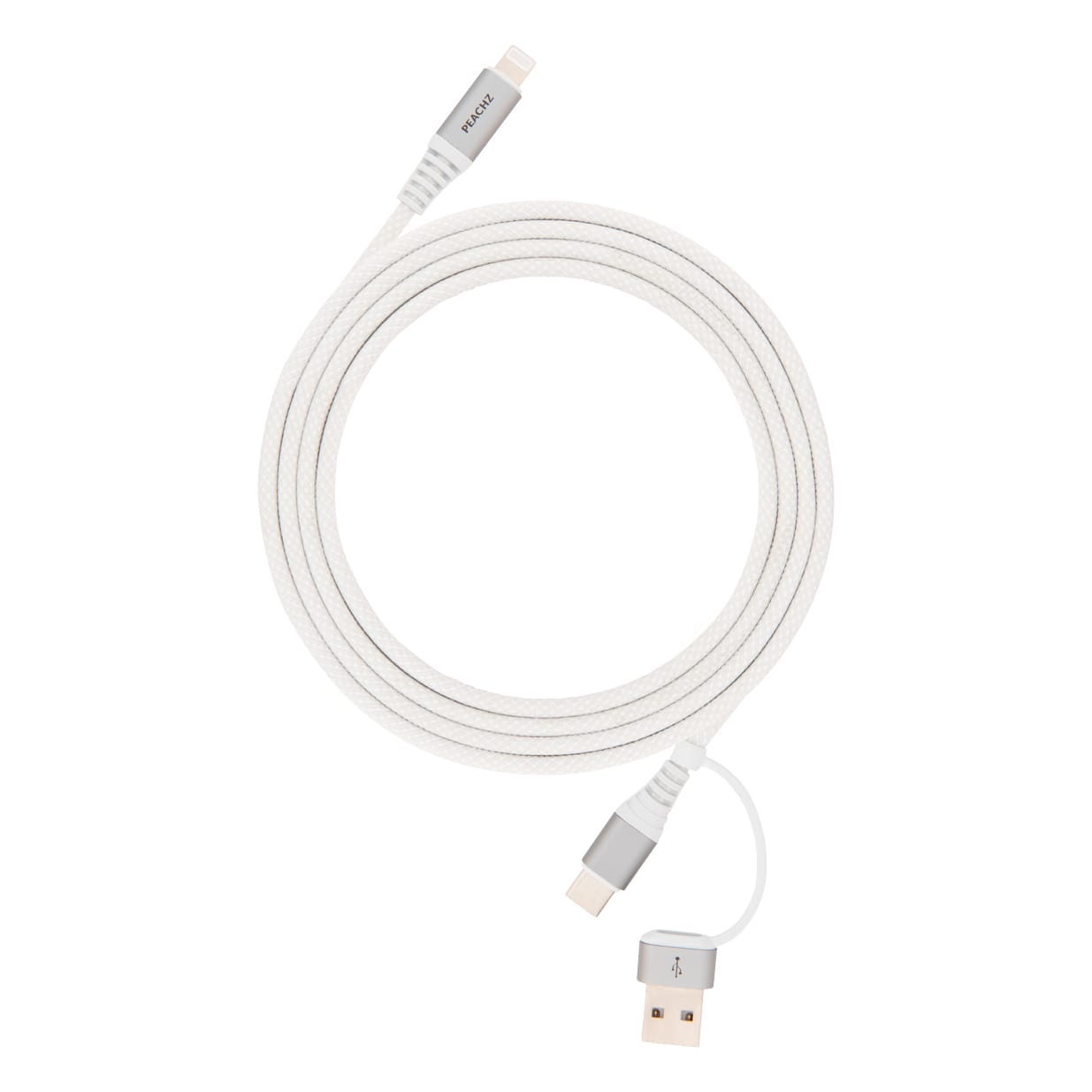 PEACHZ 30W USB-A/C To Lightning Fast Charging iPhone Cable