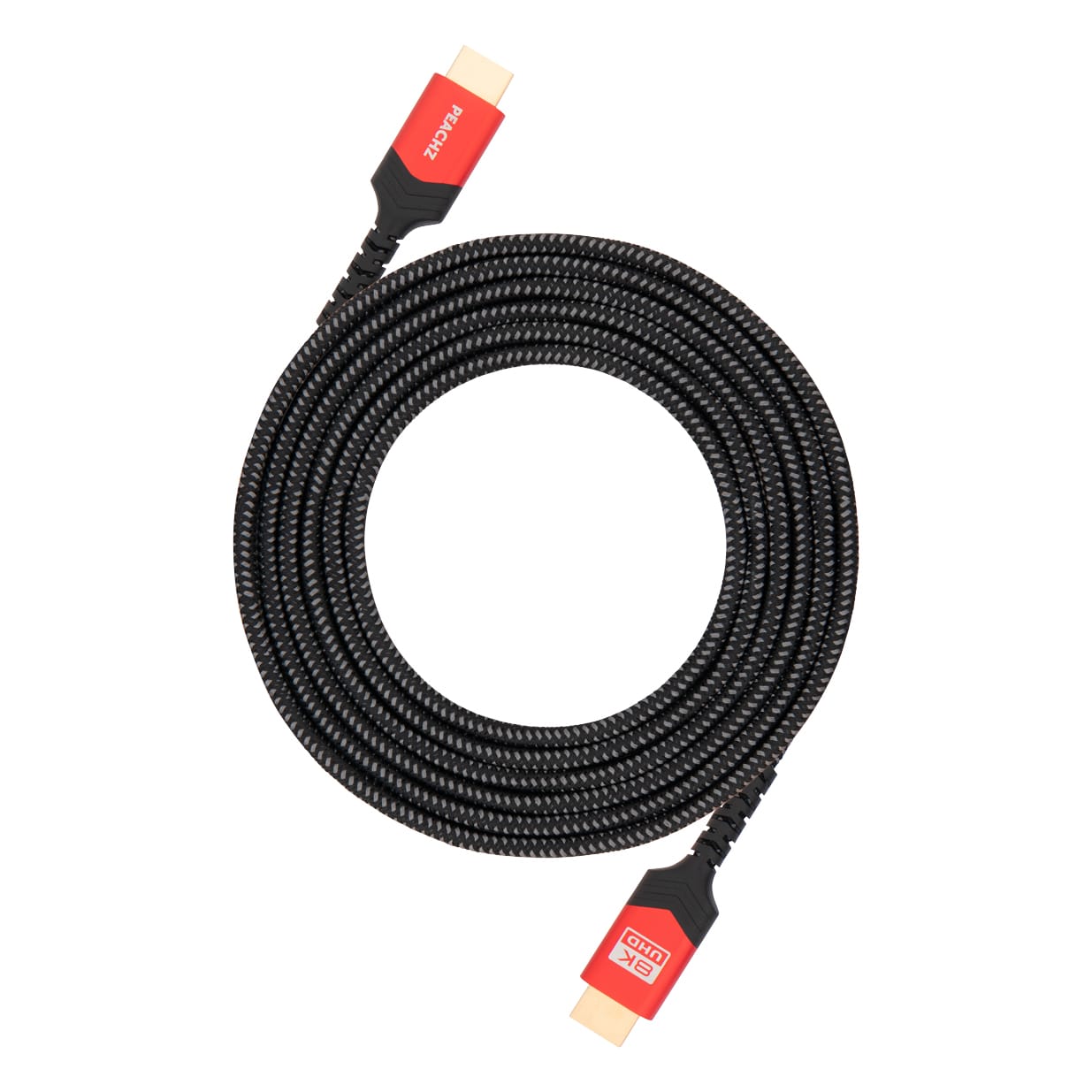 PEACHZ 8K HDMI 2.1 3M Braided Cable | 48Gbps Ultra High Speed