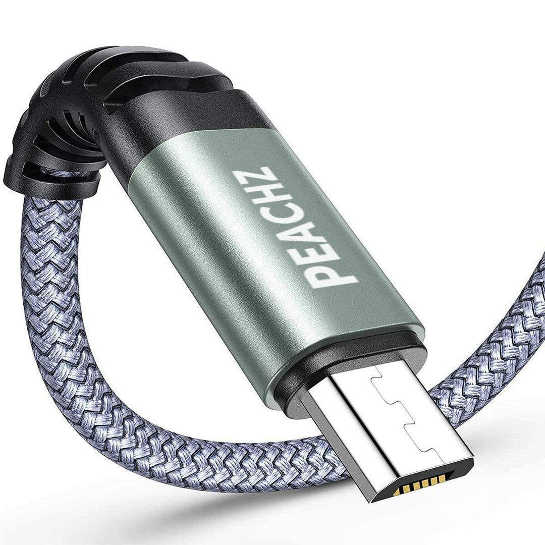 PEACHZ USB-A To Micro-USB Nylon Braided Cable