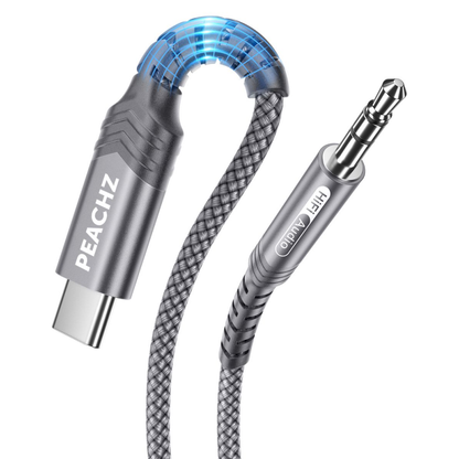 PEACHZ USB-C to 3.5mm Audio Aux Jack Cable