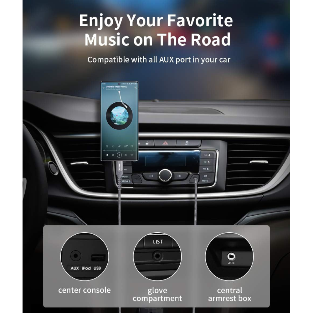 PEACHZ USB-C to 3.5mm Audio Aux Jack Cable