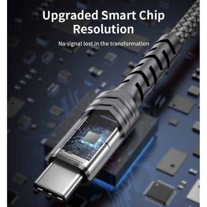 PEACHZ USB-C to 3.5mm Audio Aux Jack Cable