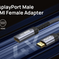 4K DisplayPort Male to HDMI Female 0.2M Adapter