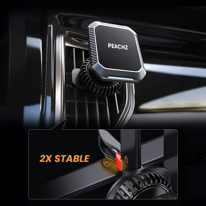 PEACHZ Long Hook Air Vent Car Phone Mount